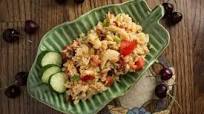Cool Mediterranean Rice Pilaf with Chicken Cool Mediterranean Rice Pilaf with Chicken