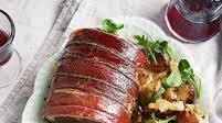 Herby stuffed saddle of lamb with crushed roasties Herby stuffed saddle of lamb with crushed roasties