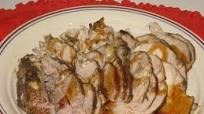 Garlic-Stuffed Pork Roast With Glaze Garlic-Stuffed Pork Roast With Glaze