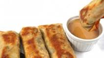 Skinny Baked Vegetarian Egg Rolls with Peanut Sauce Skinny Baked Vegetarian Egg Rolls with Peanut Sauce
