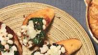 Kale and Bean Bruschetta Kale and Bean Bruschetta