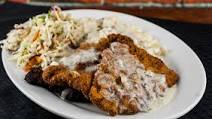 Schnitzel and Spaetzle with Dill Sauce and Coleslaw Schnitzel and Spaetzle with Dill Sauce and Coleslaw