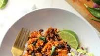 Spicy Sofritas Black Bean Bowls Spicy Sofritas Black Bean Bowls