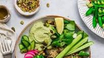 Minty Pea Hummus Quinoa Bowls (Vegan Gluten-Free) Minty Pea Hummus Quinoa Bowls (Vegan Gluten-Free)