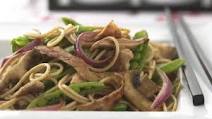 Skinny Teriyaki Pork and Mushroom Lo Mein Skinny Teriyaki Pork and Mushroom Lo Mein