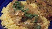Lamb Korma Over Rice Lamb Korma Over Rice