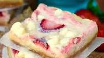 Strawberries and Cream Magic Bars Strawberries and Cream Magic Bars