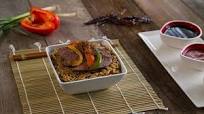 Pepper Steak with Teriyaki Rice Pepper Steak with Teriyaki Rice