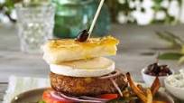 Lammeburger med focaccia Lammeburger med focaccia