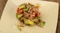 Tostadas de atún con arroz. Receta mexicana Tostadas de atún con arroz. Receta mexicana