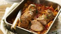 Pork Steak Roasted with Peppers Pork Steak Roasted with Peppers