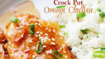 Crock Pot Orange Chicken Crock Pot Orange Chicken