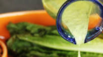 Mediterranean salad with creamy herb dressing Mediterranean salad with creamy herb dressing