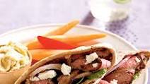 Greek Steak Pitas Greek Steak Pitas