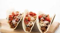Spanish Pork Tacos with jalapeño ranch slaw and pico de gallo Spanish Pork Tacos with jalapeño ranch slaw and pico de gallo