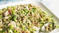 Zingy salmon & brown rice salad Zingy salmon & brown rice salad