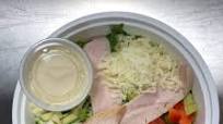 Chicken Caesar Salad with Mozzarella Chicken Caesar Salad with Mozzarella