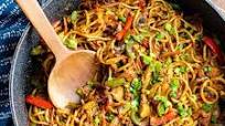 Delicious Chicken Singapore Noodles Delicious Chicken Singapore Noodles