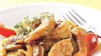 Andouille Sausage and Shrimp with Creole Mustard Sauce Andouille Sausage and Shrimp with Creole Mustard Sauce
