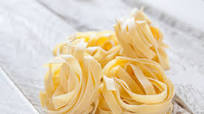 Fettuccine with pork ragu and parmesan cheese Fettuccine with pork ragu and parmesan cheese