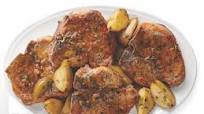 Thick Cut Iowa Chops with Apples Thick Cut Iowa Chops with Apples