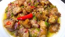 Pork Belly Chicharon Kawali Sisig Pork Belly Chicharon Kawali Sisig