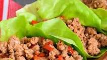 Asian Lettuce Cups with Spicy Ground Turkey Asian Lettuce Cups with Spicy Ground Turkey