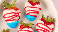 4th of July Chocolate Covered Strawberries 4th of July Chocolate Covered Strawberries