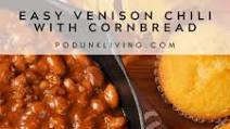 Quick and Easy Venison Chili and Honey Cornbread Muffins Quick and Easy Venison Chili and Honey Cornbread Muffins