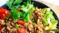 Ground Turkey Taco Bowls with Cauliflower Spanish Rice Ground Turkey Taco Bowls with Cauliflower Spanish Rice