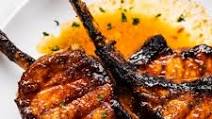 Tomahawk Pork Chops with Honey Garlic Sauce Tomahawk Pork Chops with Honey Garlic Sauce