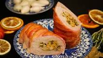 Roast Pork Wrapped In Bacon With Apple Filling Roast Pork Wrapped In Bacon With Apple Filling