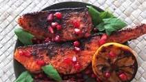 Lebanese Salmon with a Pomegranate Molasses Glaze Lebanese Salmon with a Pomegranate Molasses Glaze