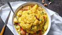 Slow Cooker Whole Cauliflower Curry and Cashew Slow Cooker Whole Cauliflower Curry and Cashew
