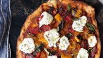 Roasted Pepper Pizza with Arrabbiata Sauce Roasted Pepper Pizza with Arrabbiata Sauce