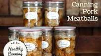 Pressure canning ground pork meatballs Pressure canning ground pork meatballs