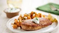 Seared Chicken with Tzatziki Sauce with harissa-roasted cauliflower Seared Chicken with Tzatziki Sauce with harissa-roasted cauliflower
