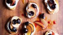 Cherry and Plum Bruschetta Cherry and Plum Bruschetta