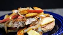 Pork Chops with Apples and Onions Recipe Pork Chops with Apples and Onions Recipe