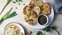Quick Sourdough Herb and Scallion Pancakes Quick Sourdough Herb and Scallion Pancakes