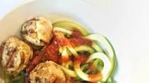 Whole30 Zoodles with Turkey Meatballs Whole30 Zoodles with Turkey Meatballs