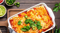 Cottage Cheese Enchiladas by Mina Goodman, RDN Cottage Cheese Enchiladas by Mina Goodman, RDN