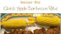 Instant Pot Quick Apple Barbecue Ribs Instant Pot Quick Apple Barbecue Ribs