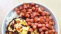 Spam and Eggs with Chili Oil Spam and Eggs with Chili Oil
