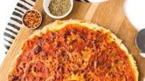 Gluten Free Thin Crust Pizza (Grain Free + Vegan Crust) Gluten Free Thin Crust Pizza (Grain Free + Vegan Crust)