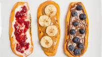 Sweet potato toast: deliciosas tostadas de papa dulce Sweet potato toast: deliciosas tostadas de papa dulce