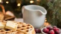 Eggnog Waffles Eggnog Waffles